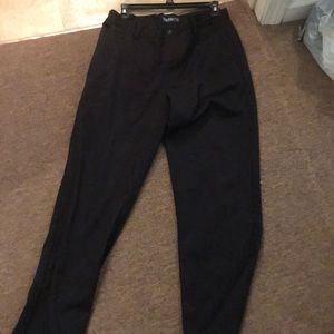 IZOD Chinos, 30x30 Slim Fit Black